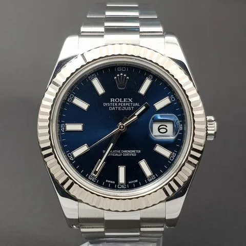 Rolex Datejust II 116334 41mm Stainless steel Blue 1