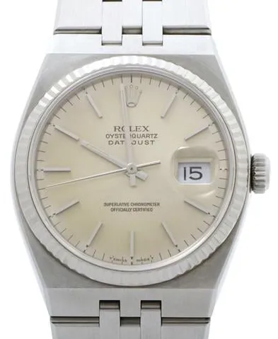 Rolex Datejust Oysterquartz 17014 36mm Stainless steel Silver