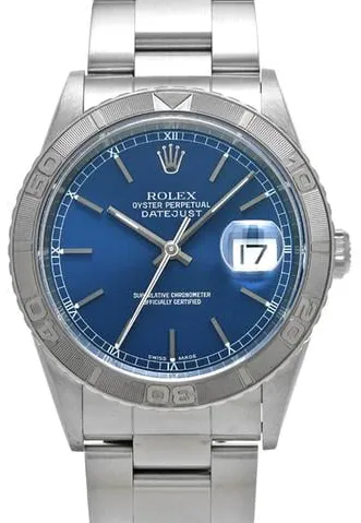 Rolex Datejust Turn-O-Graph 16264 36mm Stainless steel Blue