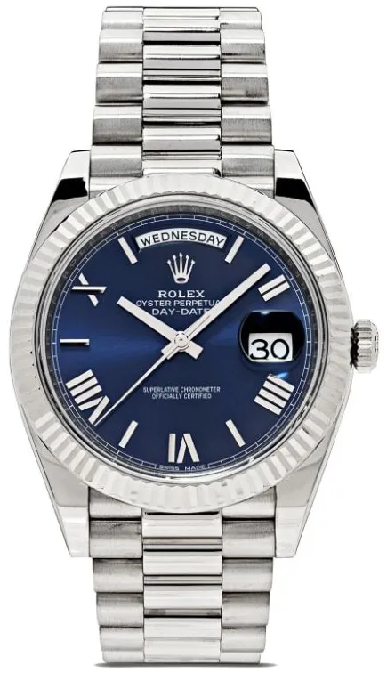 Rolex Day-Date 40 228239 40mm White gold Blue