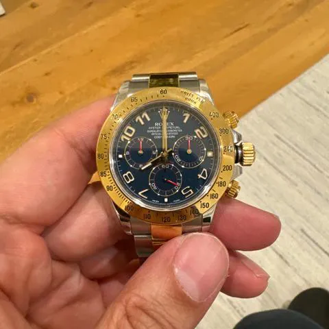 Rolex Daytona 116523 40mm Yellow gold and Stainless steel Blue 6