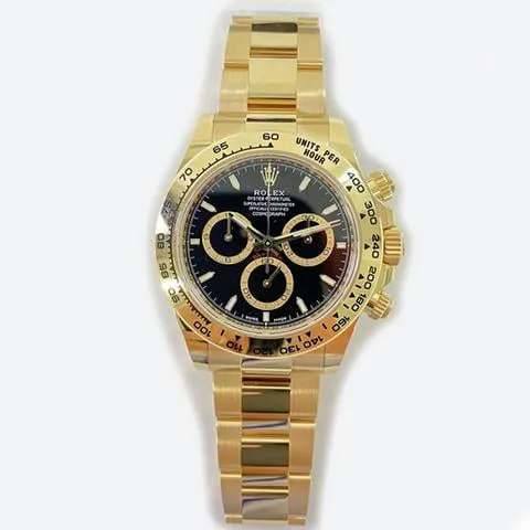 Rolex Daytona 126508 40mm Yellow gold Black