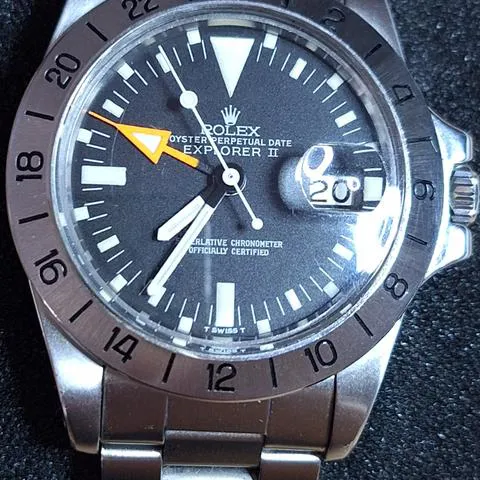 Rolex Explorer II 1655 40mm Stainless steel Black