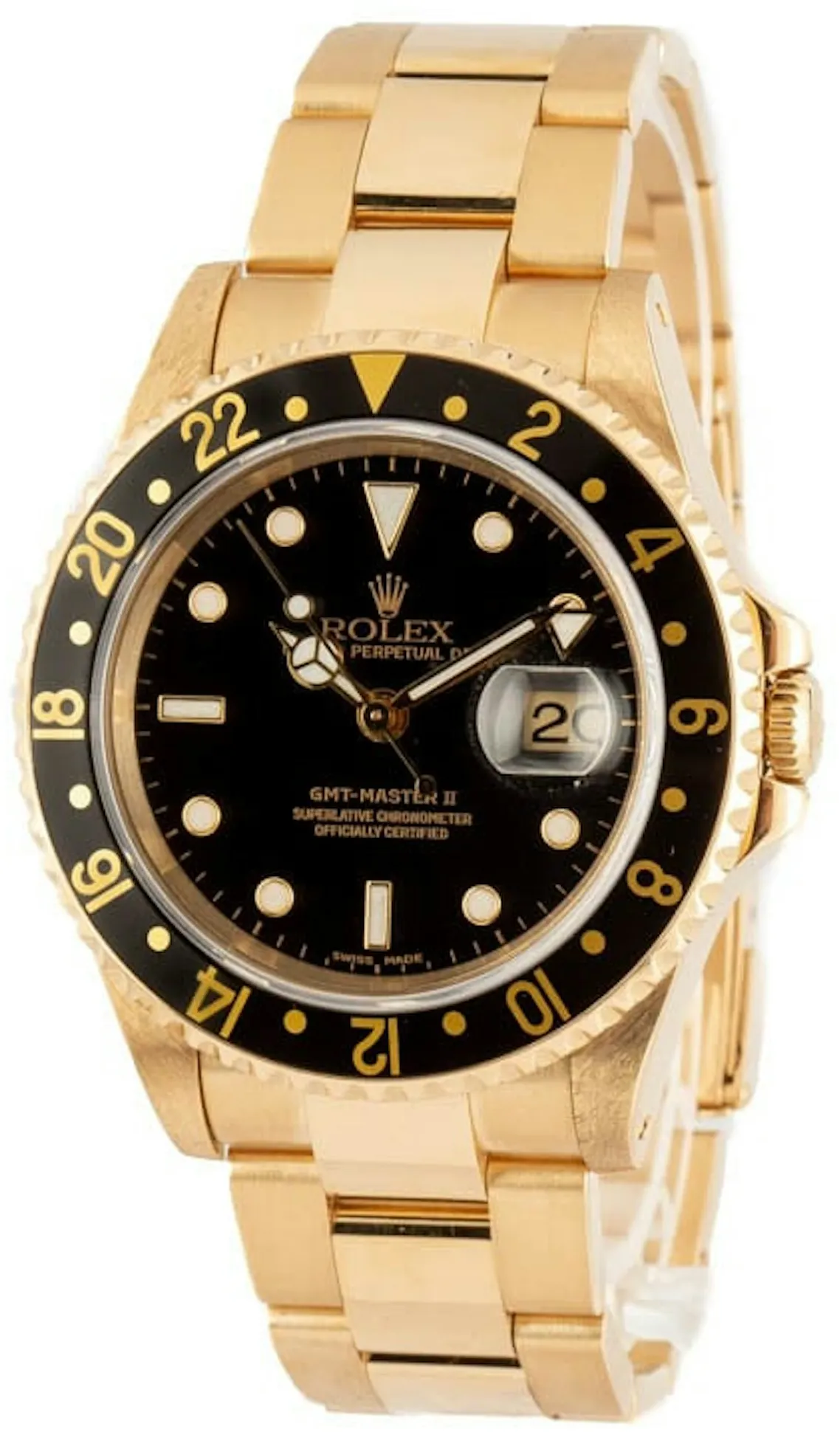 Rolex GMT-Master II 16718 40mm Yellow gold Black 4