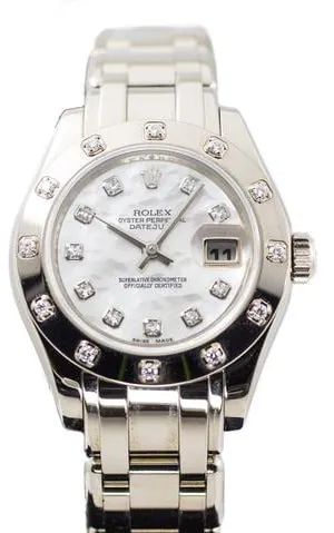 Rolex Lady-Datejust Pearlmaster 80319 29mm White gold Mother-of-pearl