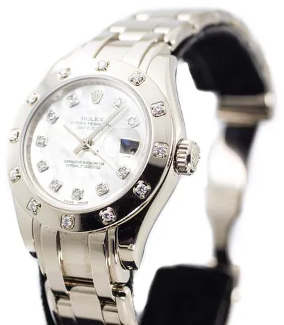 Rolex Lady-Datejust Pearlmaster 80319 29mm White gold Mother-of-pearl 2