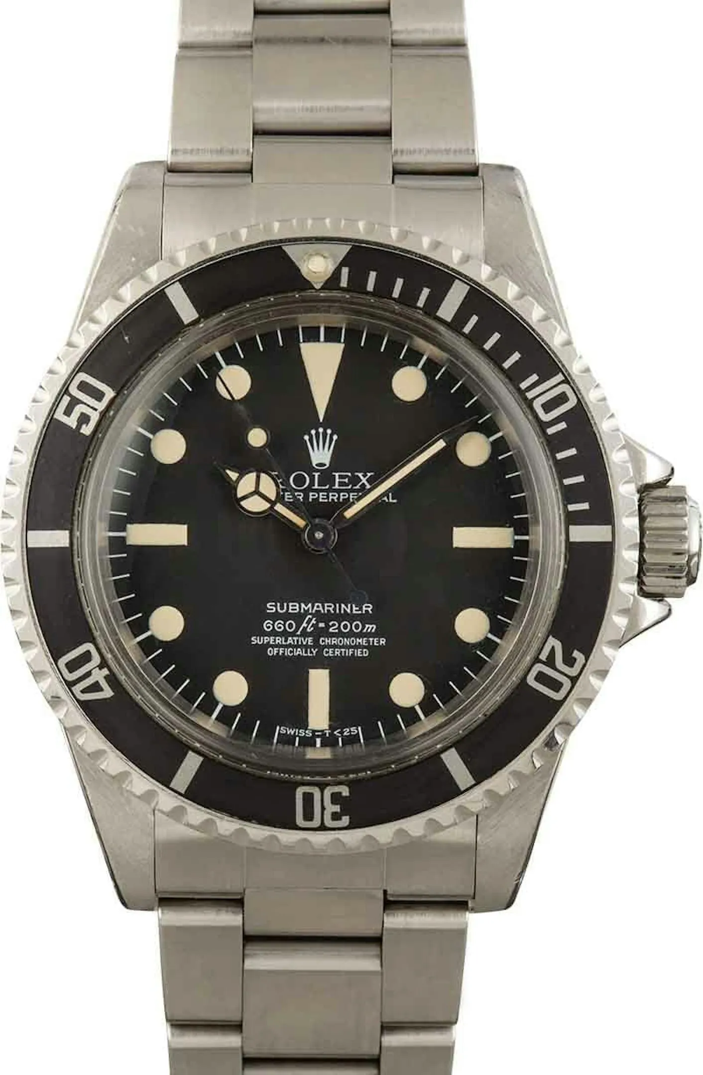 Rolex Submariner 5512 40mm Stainless steel Black