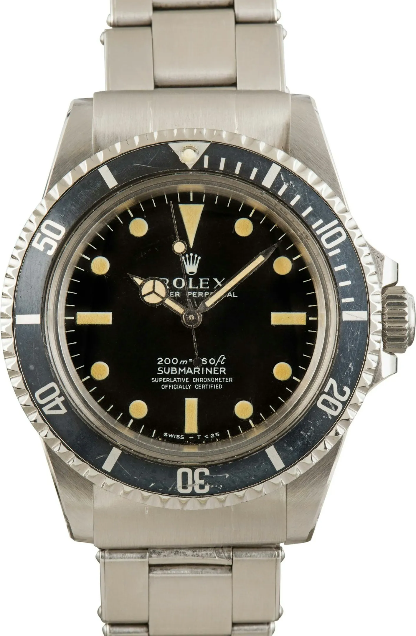 Rolex Submariner 5512 40mm Stainless steel Black