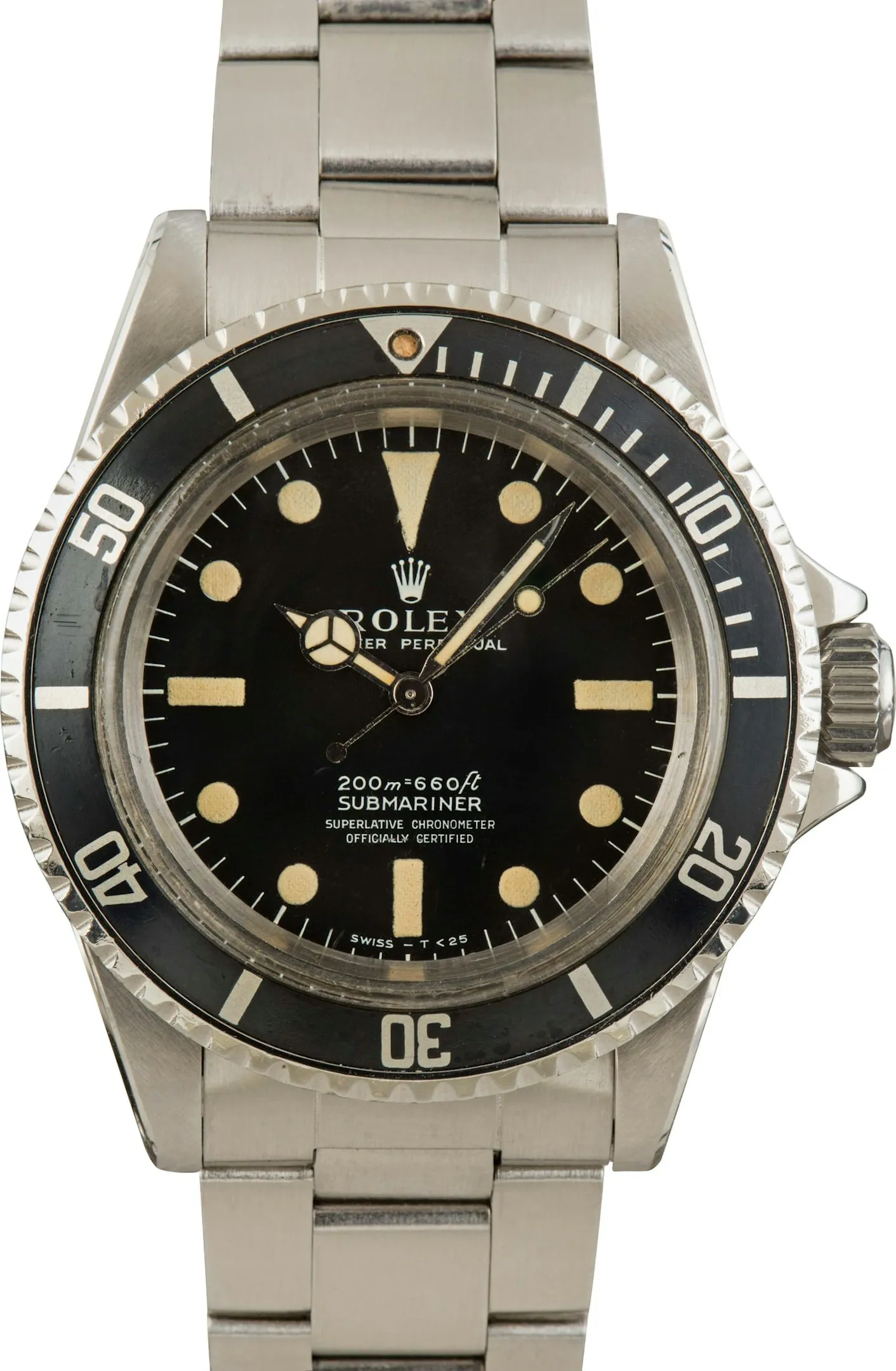 Rolex Submariner 5512 40mm Stainless steel Black