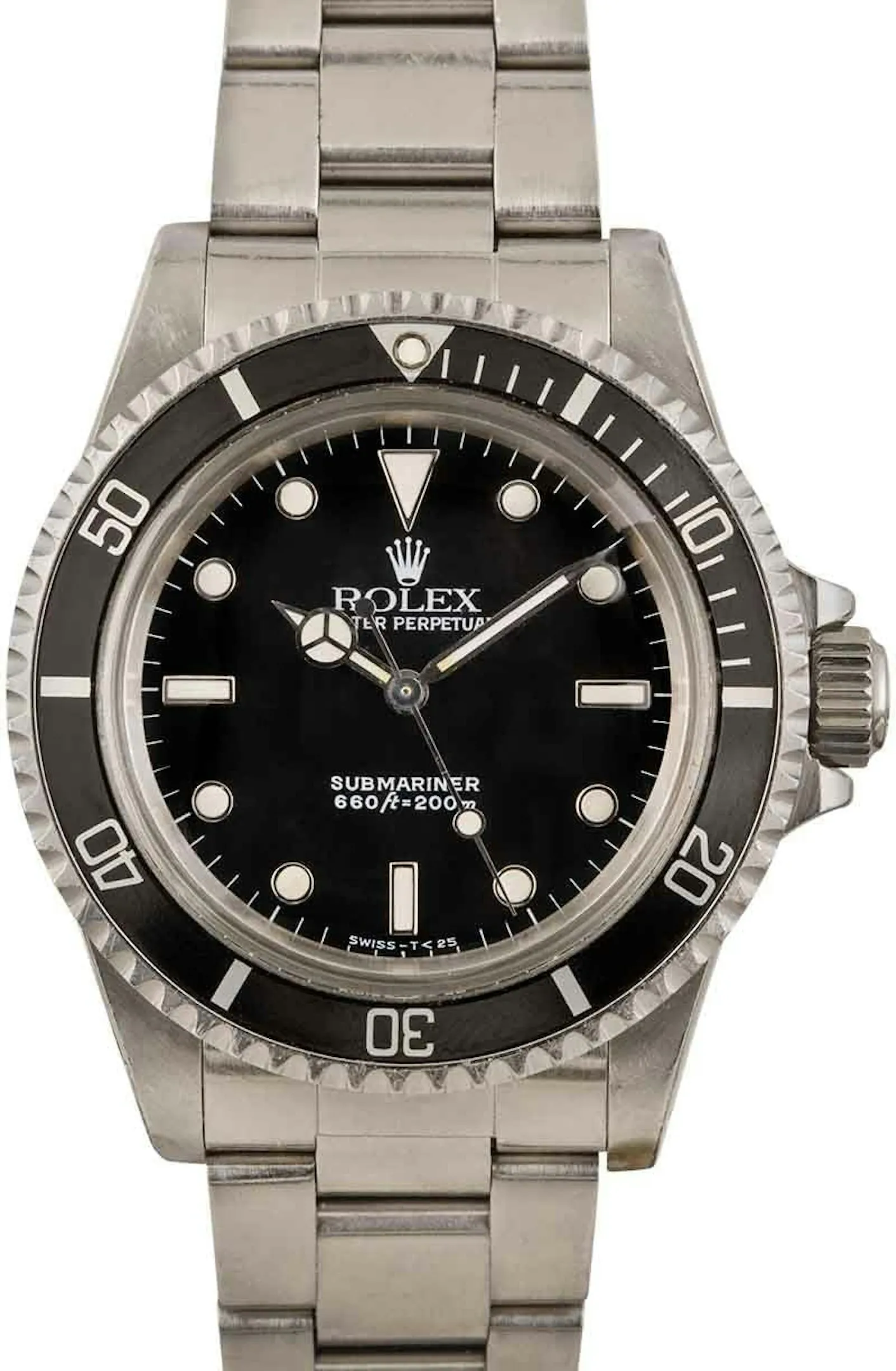 Rolex Submariner 5513 40mm Stainless steel Black