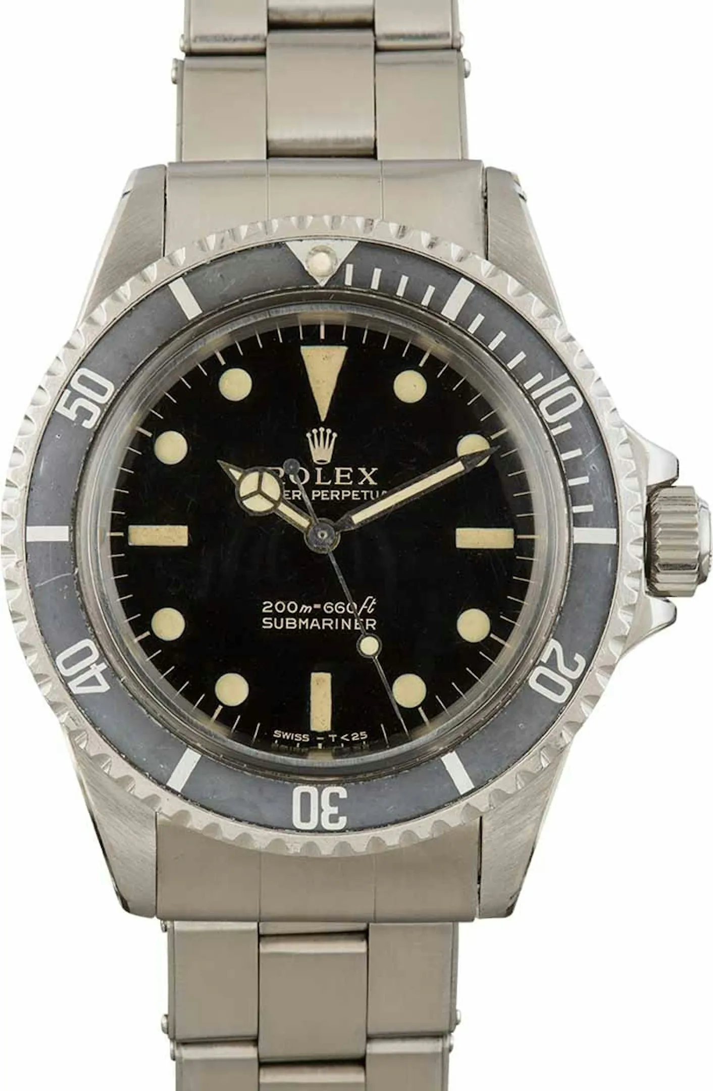 Rolex Submariner 5513 40mm Stainless steel Black