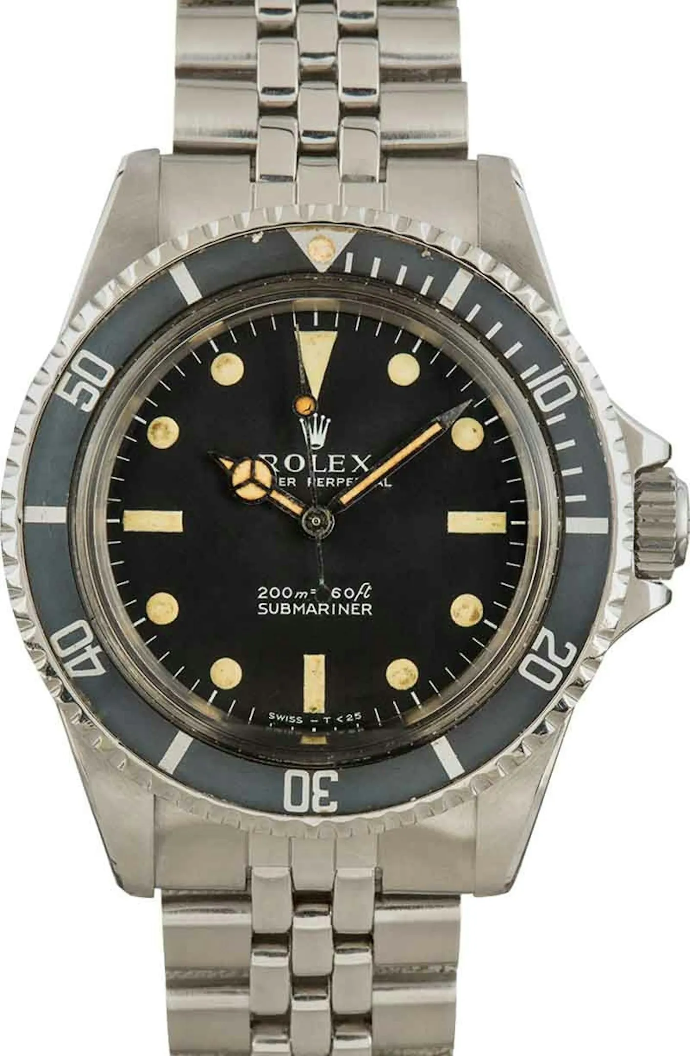 Rolex Submariner 5513 40mm Stainless steel Black