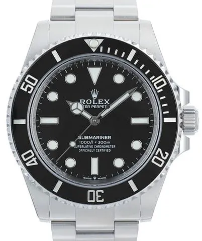 Rolex Submariner (No Date) 41 124060 41mm Stainless steel Black