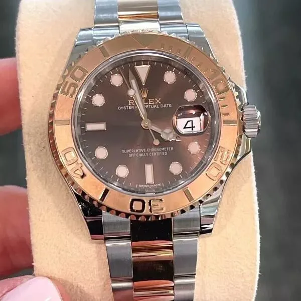 Rolex Yacht-Master 116621-0001 40mm Rose gold Brown