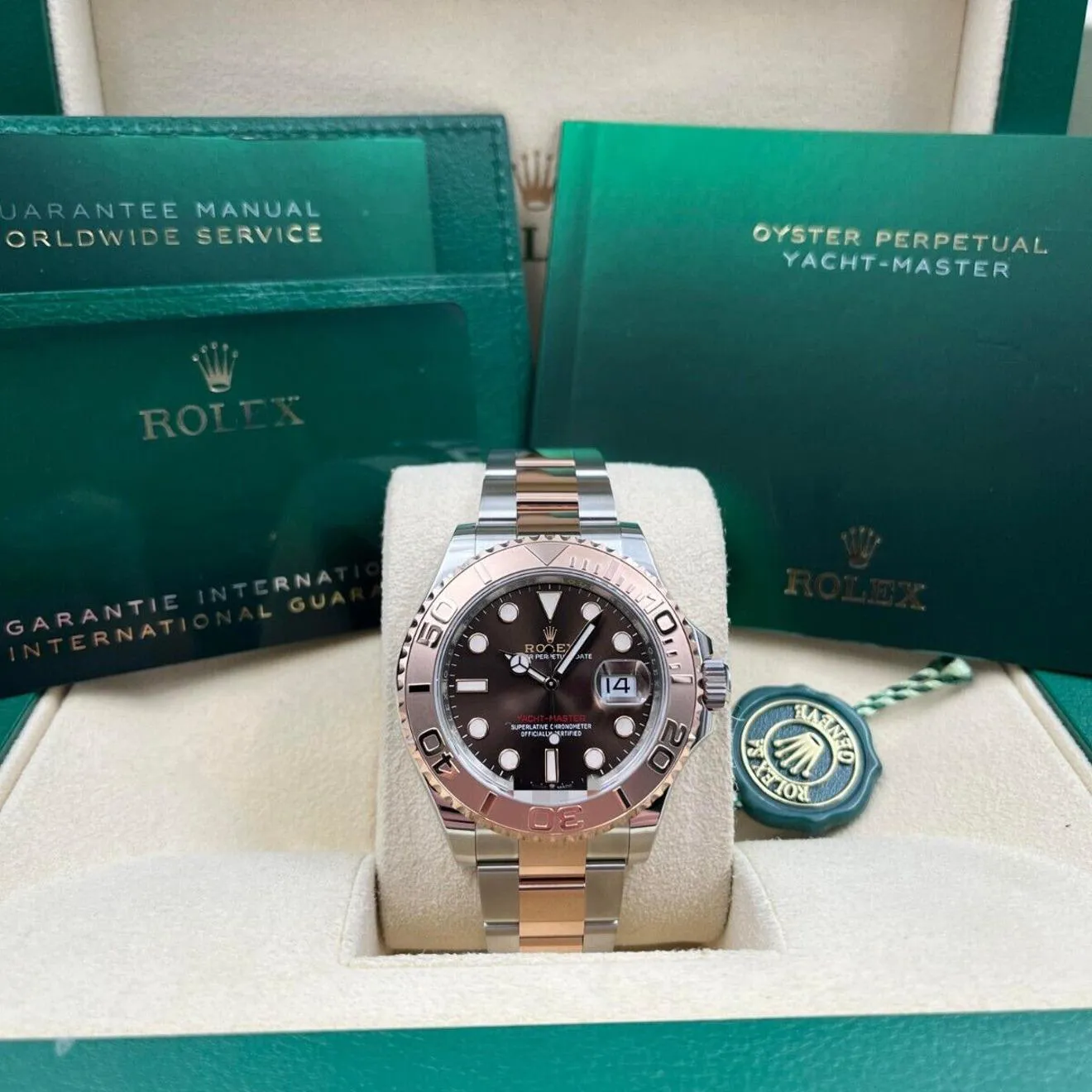 Rolex Yacht-Master 126621-0001 40mm Oystersteel and Everose gold Brown