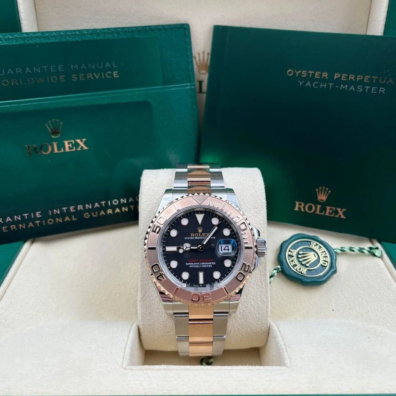 Rolex Yacht-Master 126621-0002 40mm Oystersteel and Everose gold Black