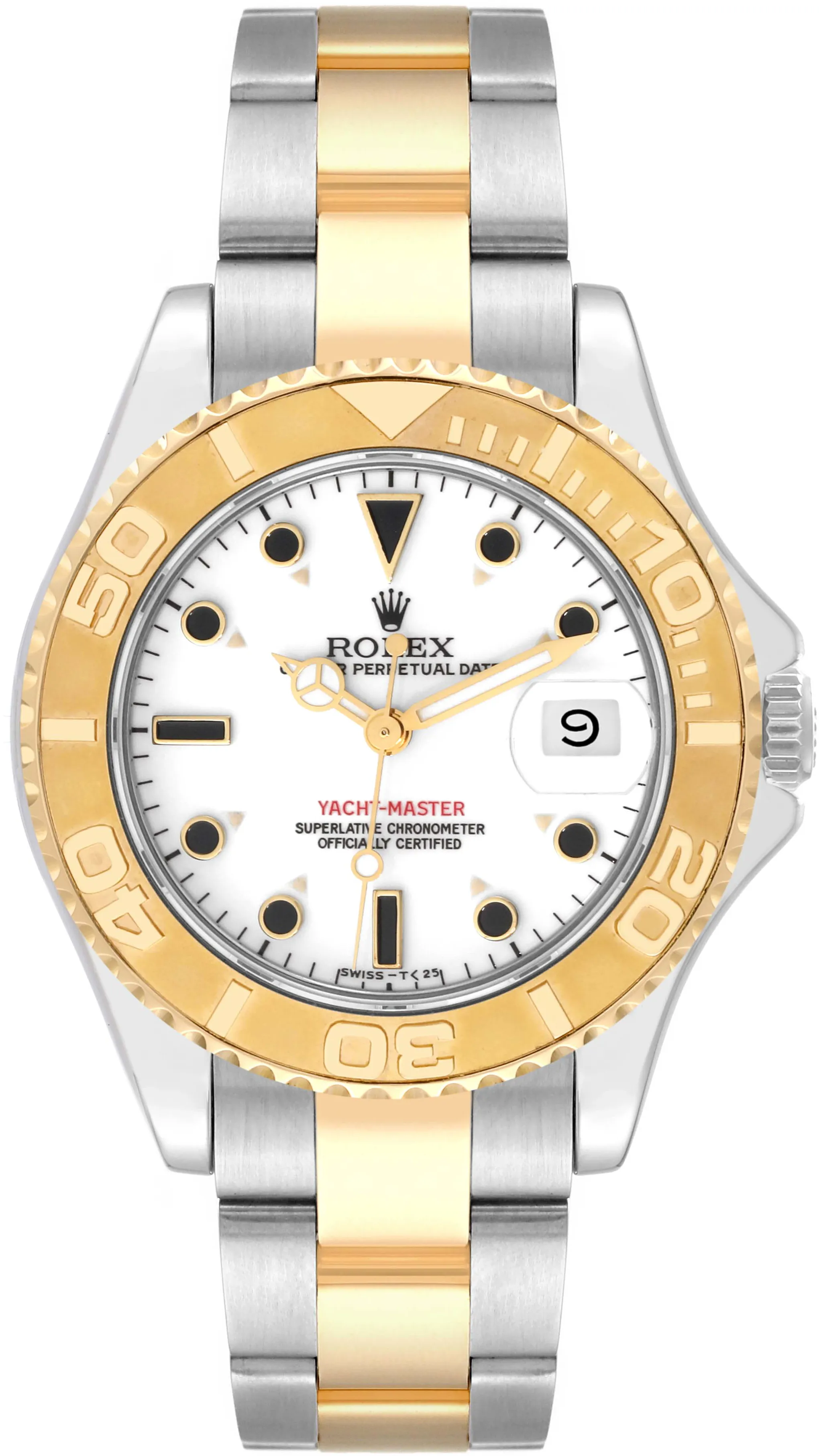 Rolex Yacht-Master 68623 35mm Yellow gold and Stainless steel White