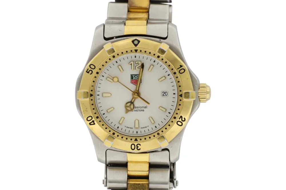 TAG Heuer 2000 WK1320 29mm Stainless steel and Gold-plated Cream