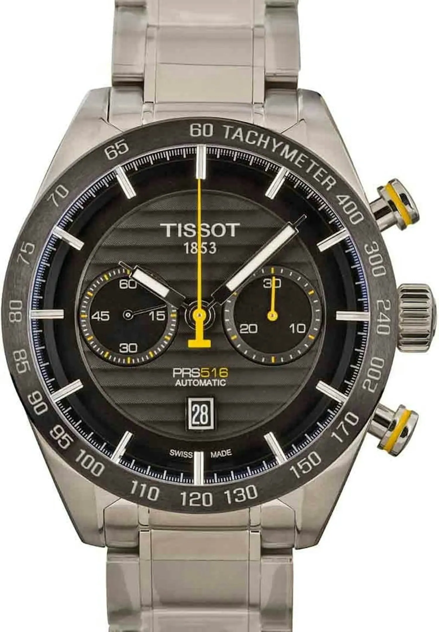 Tissot PRS 516 T100.427.11.051.00 45mm Stainless steel Black