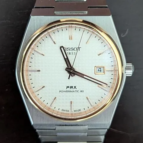 Tissot PRX Powermatic 80 T1374072103100 40mm Stainless steel Silver