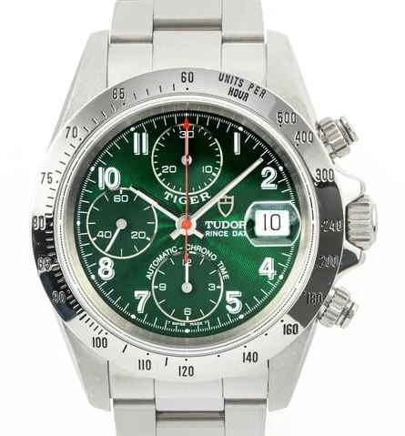 Tudor Prince Date 79280 40mm Stainless steel Green