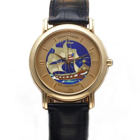 Ulysse Nardin San Marco 131-77-9 37mm Yellow gold Blue