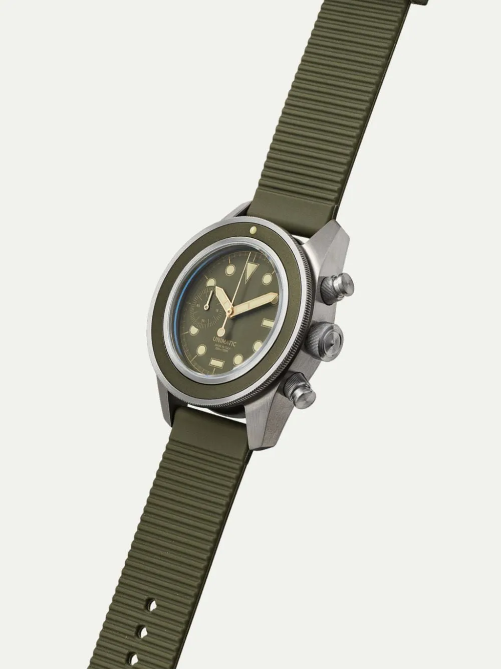 Unimatic UNUWKU38O 40mm Stainless steel Green 1