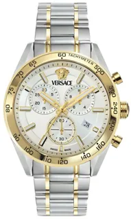 Versace V-Code Chronograph 23558272-17 Stainless steel White