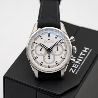 Zenith El Primero 03.2152.4061/80.R825 Stainless steel White