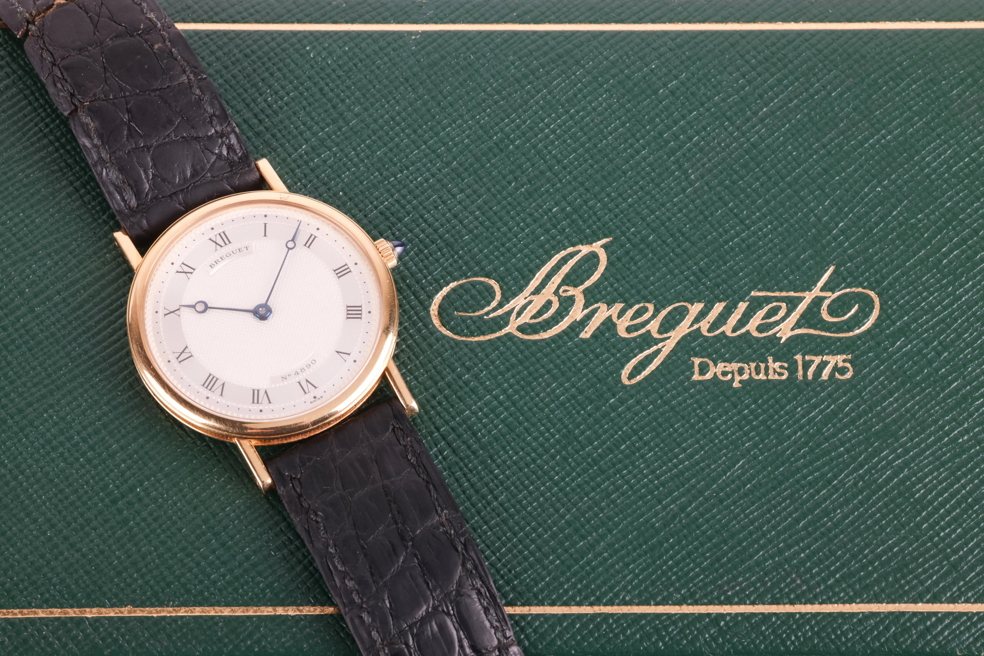 Breguet Classique 3500 32.5mm Yellow gold Silver 2