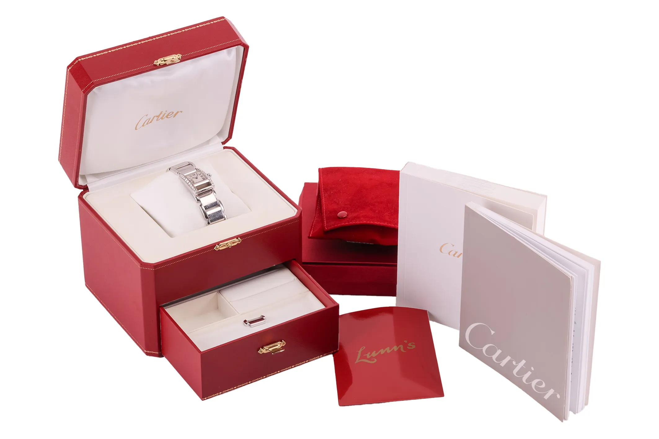 Cartier Tank Louis Cartier 2825 20mm White gold White 1