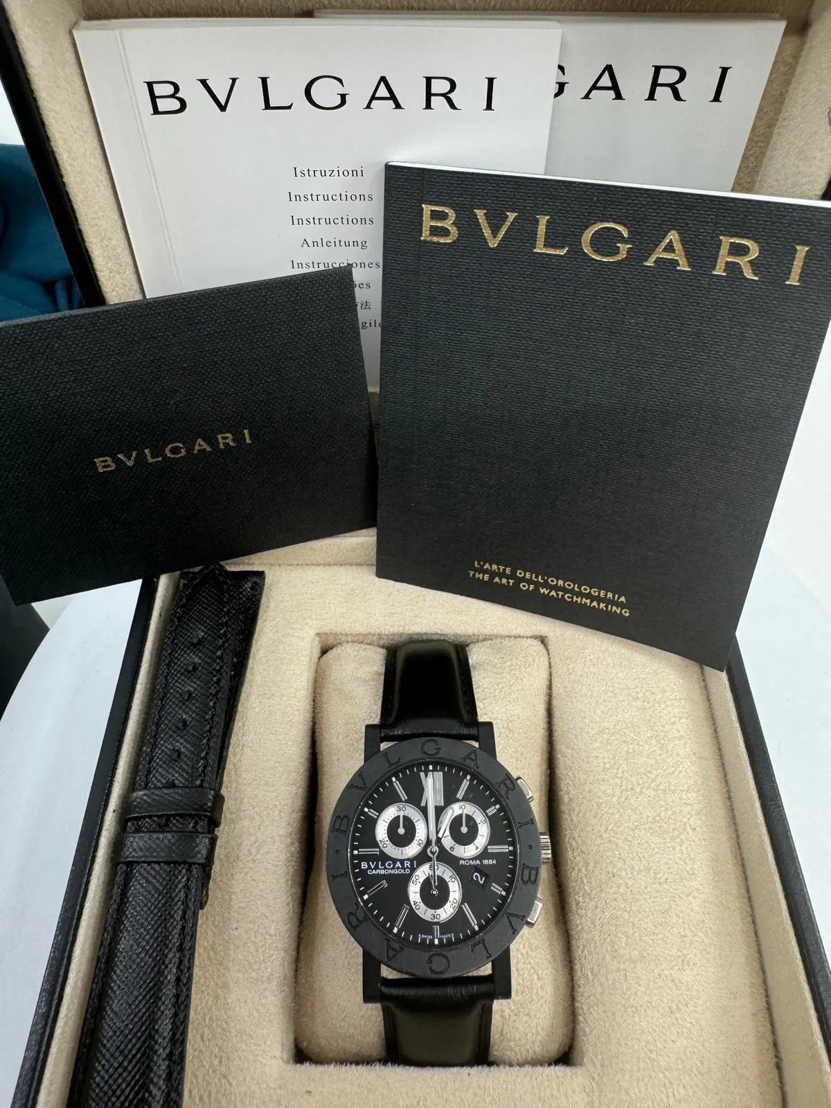 Bulgari Bulgari BB 38 CL CH 38mm Carbon fiber Black 3