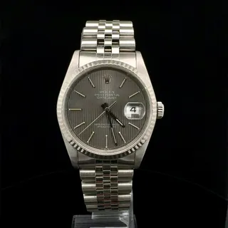 Rolex Datejust 36 16234 White gold and Stainless steel