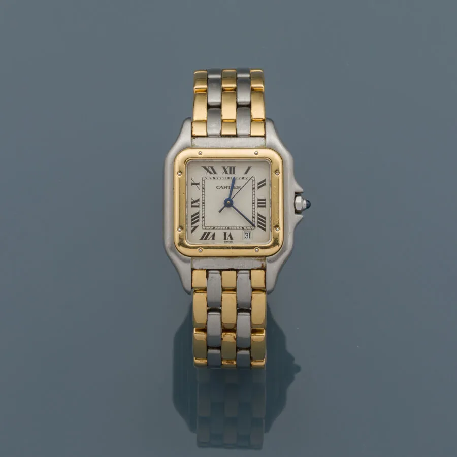 Cartier Panthère Yellow gold and stainless steel Cream