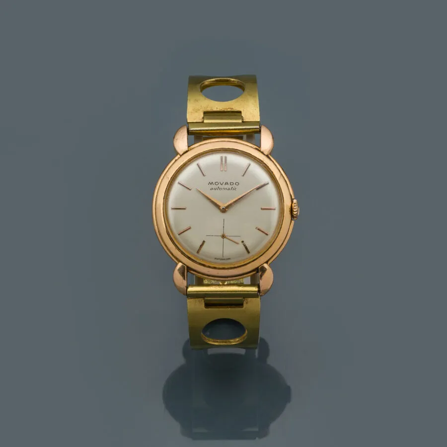 Movado 34mm Yellow gold Cream