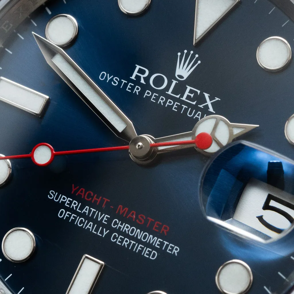 Rolex Yacht-Master 116622 40mm Platinum and Stainless steel Blue 1