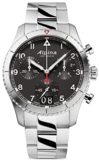 Alpina Startimer Stainless steel Black