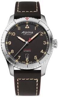 Alpina Startimer Stainless steel Black