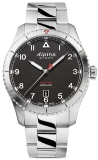 Alpina Startimer Stainless steel Black