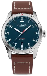 Alpina Startimer Stainless steel Blue