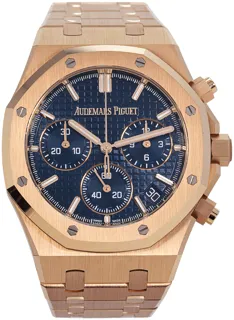 Audemars Piguet Royal Oak Chronograph 26240OR.00.1320OR.01 18k rose gold Blue