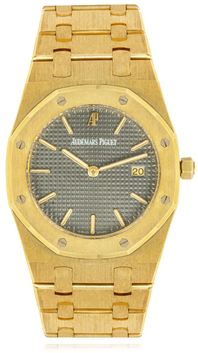 Audemars Piguet Royal Oak 56175BA.O.0789BA.01 33mm Yellow gold Gray