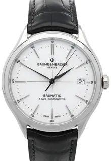 Baume & Mercier Clifton M0A10518 Stainless steel White