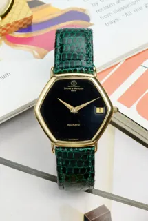 Baume & Mercier Baumatic 18k yellow gold Black