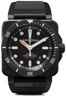 Bell & Ross BR 03-92 Diver 42mm matte black ceramic Black