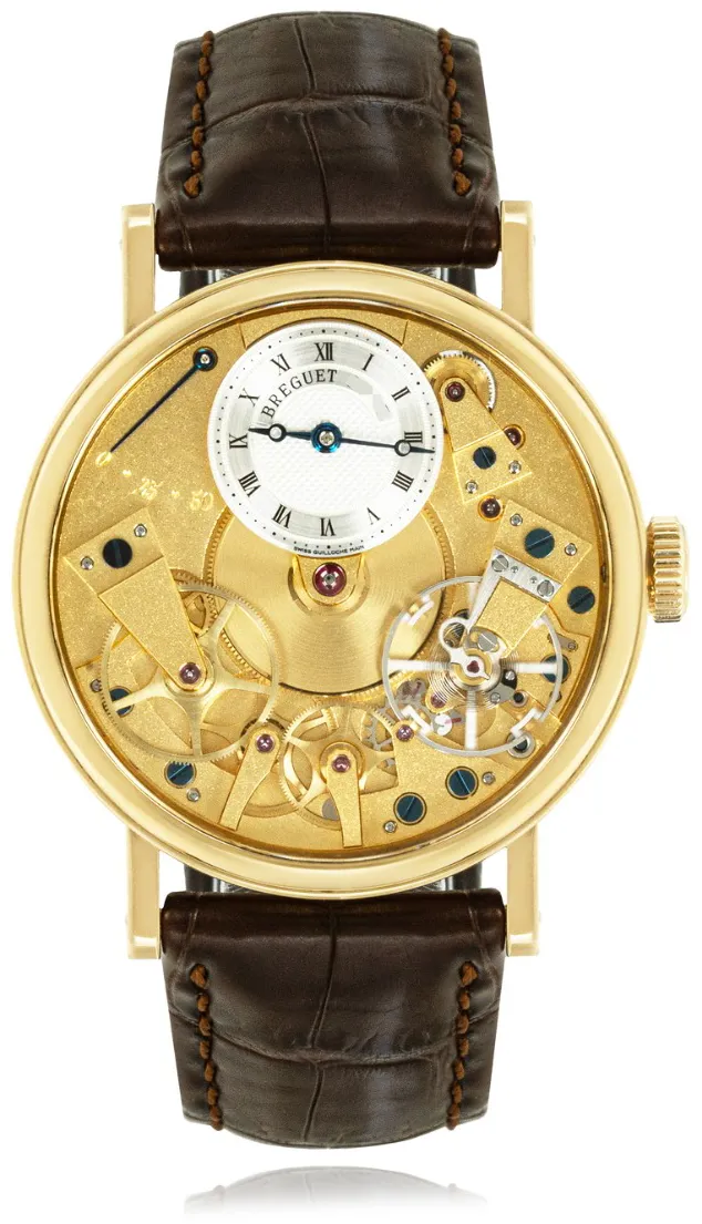 Breguet Tradition 7027BA/11/9V6 37mm Yellow gold Guilloché