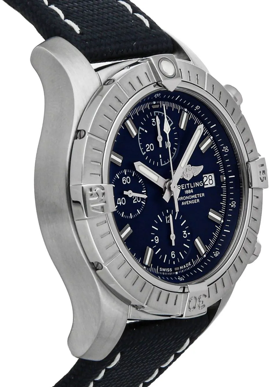 Breitling Avenger A13385101C1X1 43mm Stainless steel Blue 3