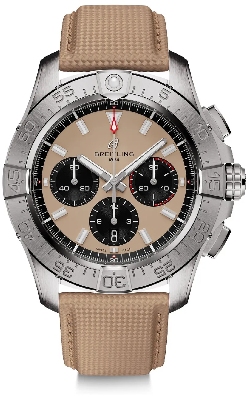 Breitling Avenger AB0147101A1X1 44mm Stainless steel Beige