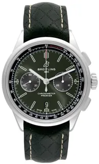 Breitling for Bentley AB0118A11L1X1 Stainless steel Green