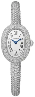 Cartier Baignoire HPI01607 White gold Silver